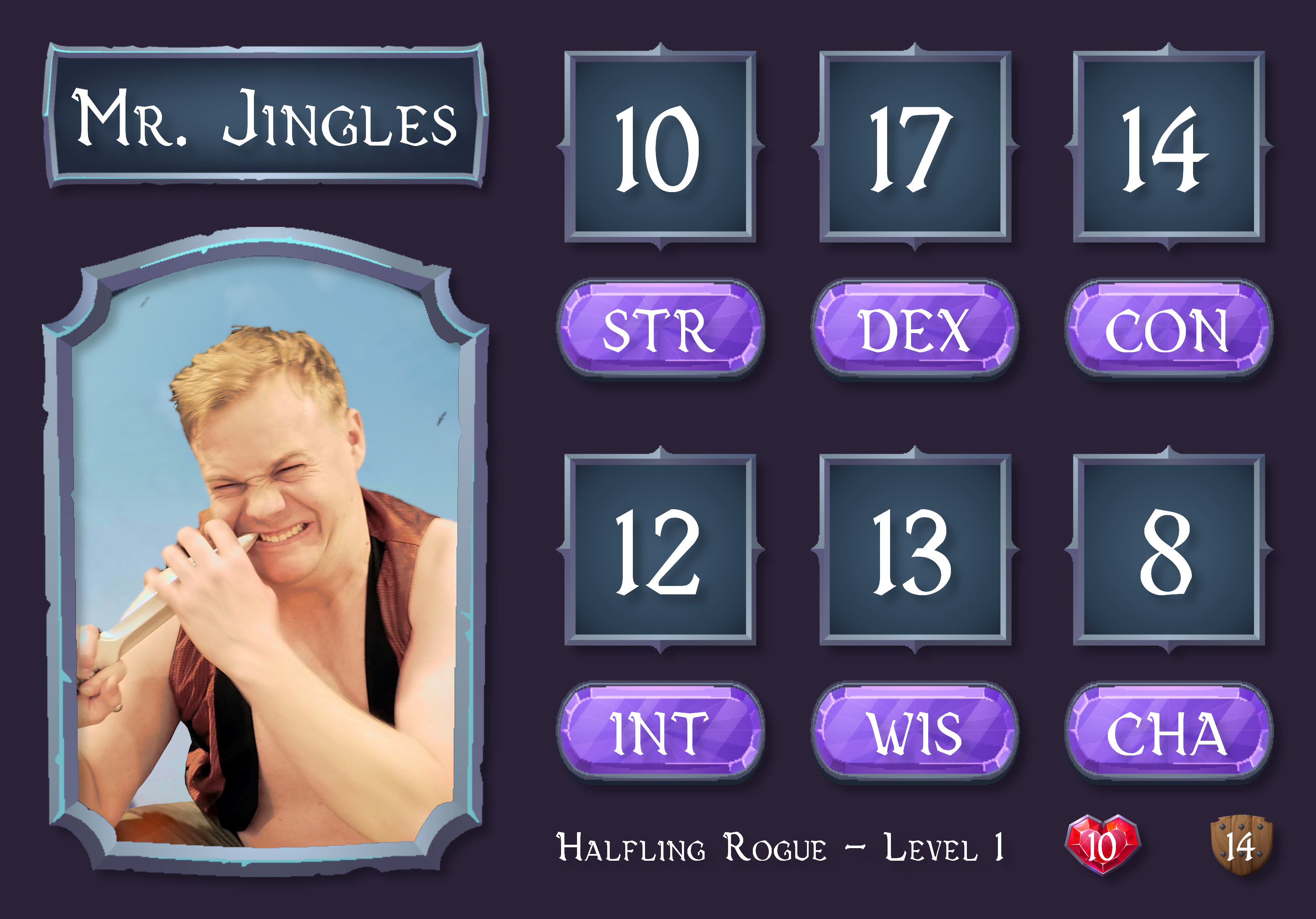 Mr. Jingles Stat Block